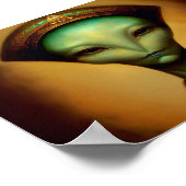 Alien Portrait Poster (Ecke)