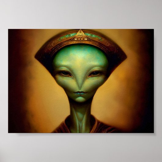 Alien Portrait Poster (Vorne)