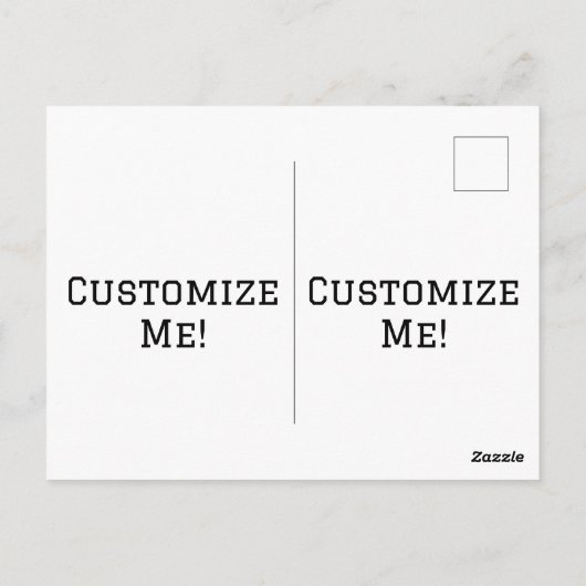 Alien Portrait Postkarte (Rückseite)