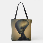Alien Portrait Tasche (Rückseite)