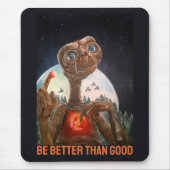 Alien-Porträtmalerei von Alfred Fox Mousepad (Vorne)