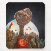 Alien-Porträtmalerei von Alfred Fox Mousepad (Vorne)