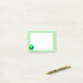 Alien Post-it Klebezettel (Auf Schreibtisch)