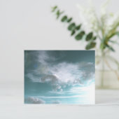 Alien Postkarte (Stehend Vorderseite)