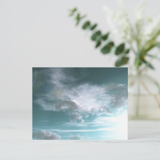 Alien Postkarte (Stehend Vorderseite)