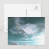 Alien Postkarte (Vorne/Hinten)