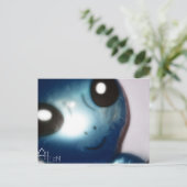 Alien Postkarte (Stehend Vorderseite)