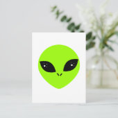Alien postkarte (Stehend Vorderseite)
