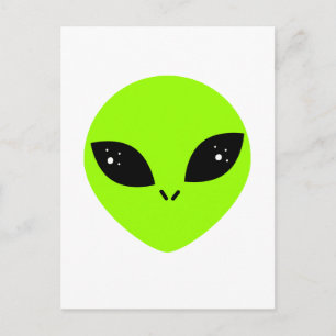 Alien postkarte
