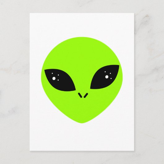 Alien postkarte (Vorderseite)