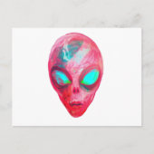 Alien Postkarte (Vorderseite)