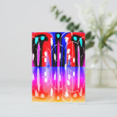 Alien Postkarte (Stehend Vorderseite)