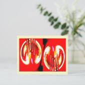 Alien Postkarte (Stehend Vorderseite)