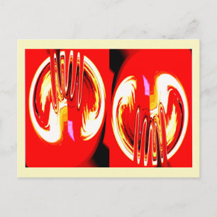 Alien Postkarte