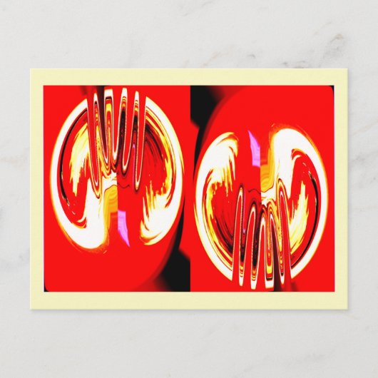 Alien Postkarte (Vorderseite)