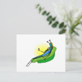 Alien Postkarte (Stehend Vorderseite)