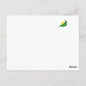 Alien Postkarte (Rückseite)