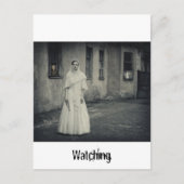 Alien Postkarte beobachten (Vorderseite)