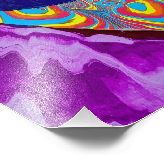 Alien Pour Art Print Fotodruck (Ecke)