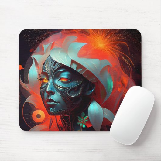 Alien Princess Mousepad (Mit Mouse)