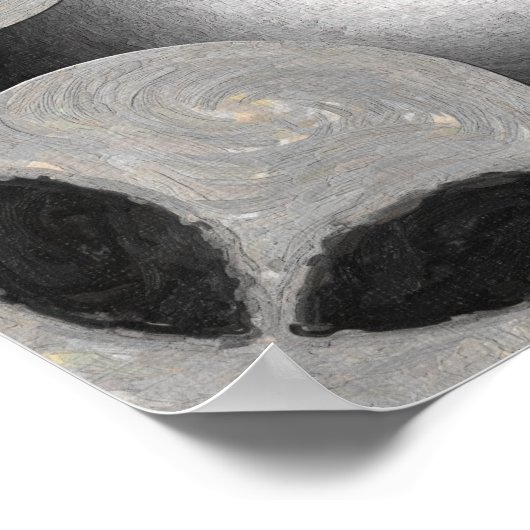 Alien Probe Print Poster (Ecke)