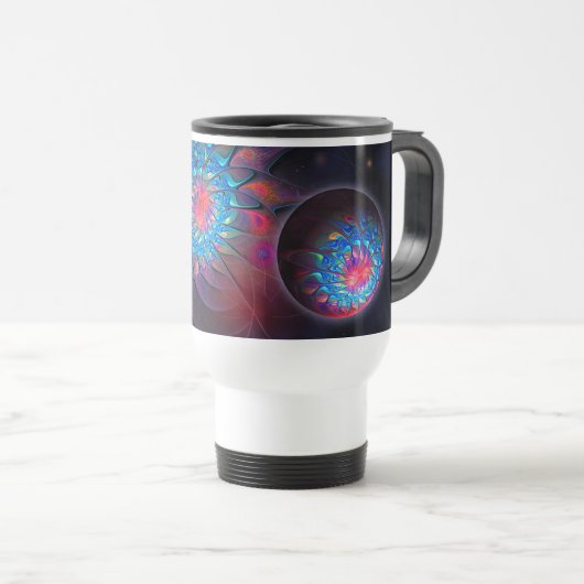 Alien Probe Reisebecher (VorderseiteRechts)