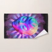 Alien Psychedelic Meditation Badhandtuch Set (Handtuch)