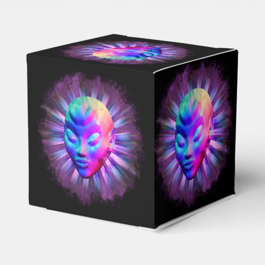 Alien Psychedelic Meditation Geschenkschachtel (Rückseite)