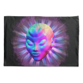 Alien Psychedelic Meditation Kissenbezug (Rückseite)