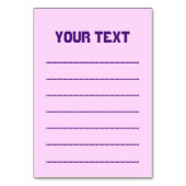 Alien Psychedelic Meditation Tischnummer (Rückseite)