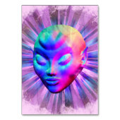 Alien Psychedelic Meditation Tischnummer (Vorderseite)