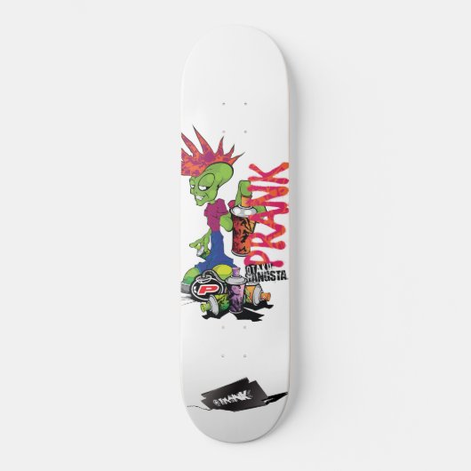Alien Punk Vandal Skateboard (Vorderseite)