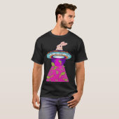 Alien Rabbit Astronaut Osterhase T-Shirt (Vorne ganz)