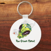 Alien Rauchen Schlüsselanhänger (Vorderseite)