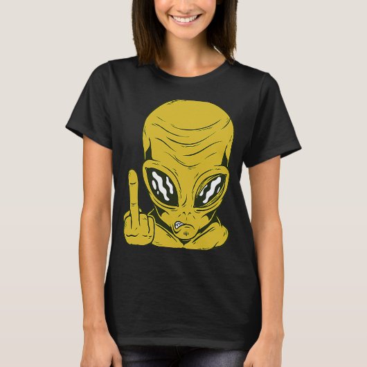Alien Raumfahrt-Außerirdischen T-Shirt (Vorderseite)