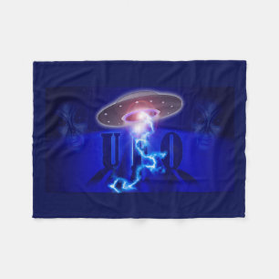 Alien Raumfahrt Fleecedecke