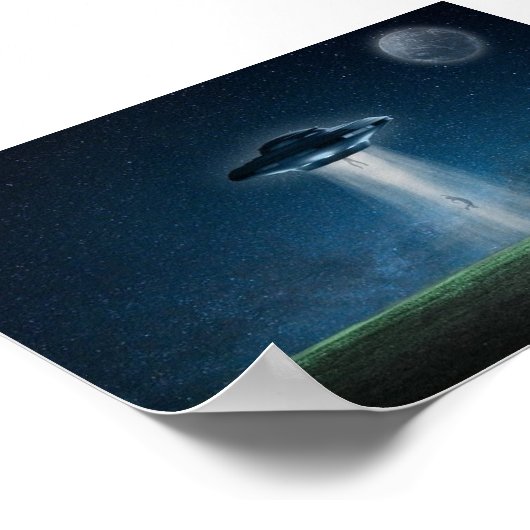 Alien Raumfahrt Poster (Ecke)