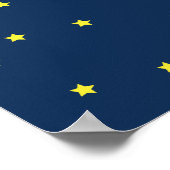 Alien Raumschiff Geburtstagsfeier Begrüßungszeiche Poster (Ecke)