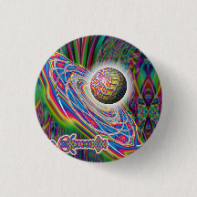 Alien-Raumschiff-Knopf