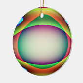 Alien Raumschiff-Ornament Keramik Ornament (Links)