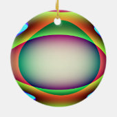 Alien Raumschiff-Ornament Keramik Ornament (Hinten)