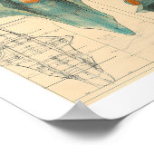 Alien Raumschiff Print, Value Poster Paper (Matte) (Ecke)