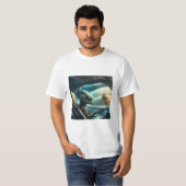 Alien Raumschiff T-Shirt (Vorne ganz)