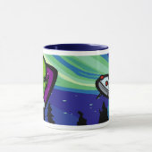 Alien-Raumschiff-Tasse 1 Tasse (Zentrum)