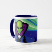 Alien-Raumschiff-Tasse 1 Tasse (Vorderseite Links)