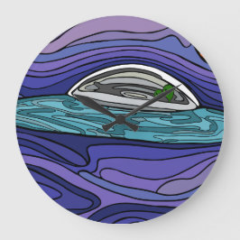 Alien Raumschiff UAP paranormal Große Wanduhr