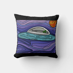 Alien Raumschiff UAP paranormal Kissen