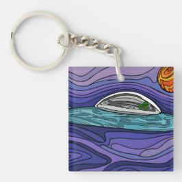 Alien Raumschiff UAP paranormal Schlüsselanhänger