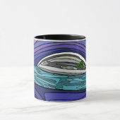 Alien Raumschiff UAP paranormal Tasse (Zentrum)