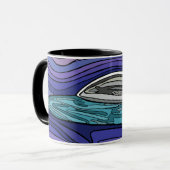 Alien Raumschiff UAP paranormal Tasse (Vorderseite Links)